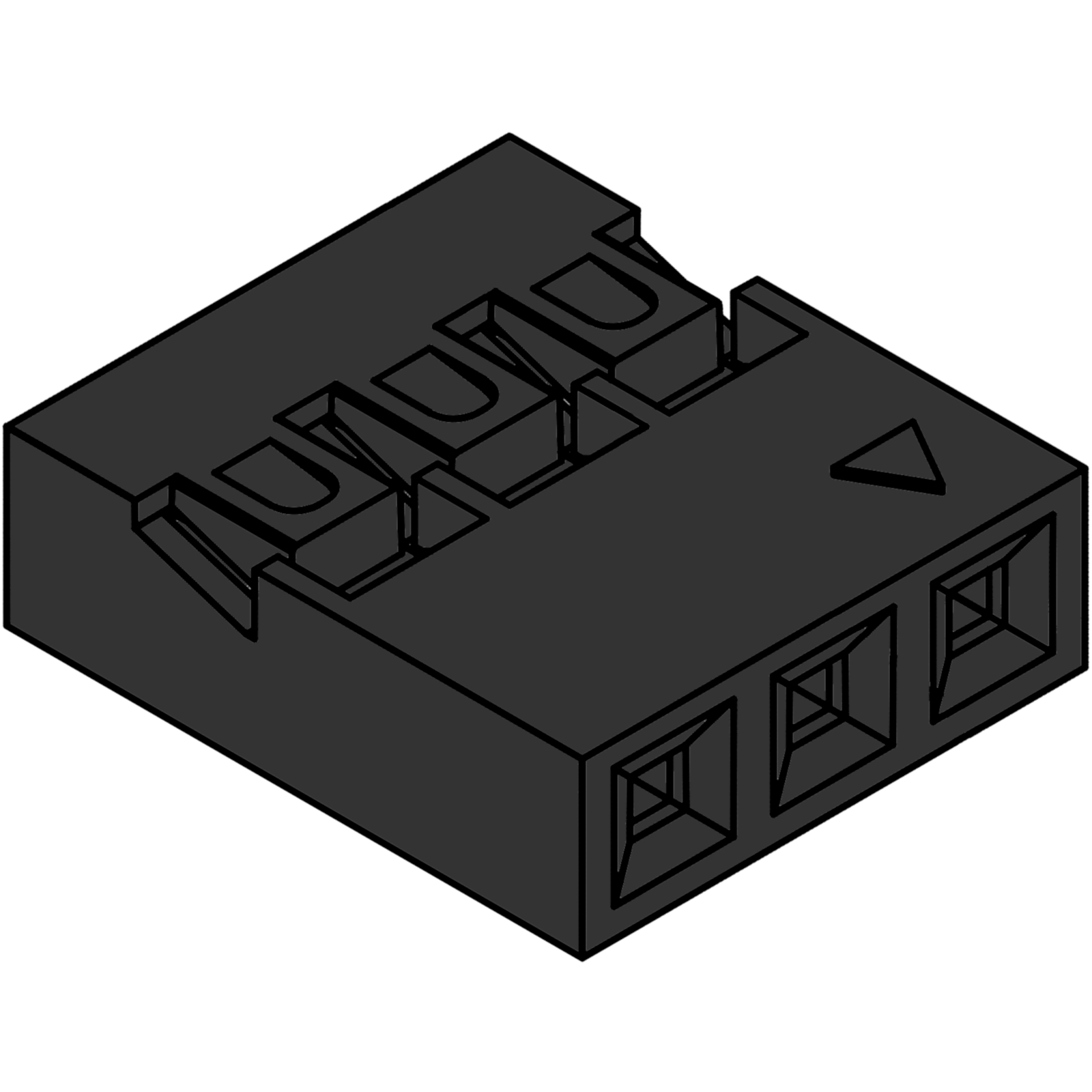 2.0 Housing 3-pin – Komodo Electronics