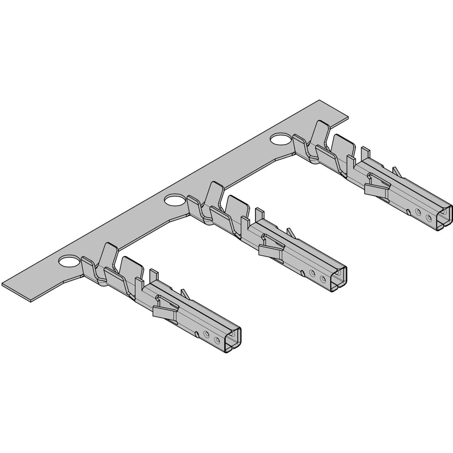 5557 Plug Crimp Terminal