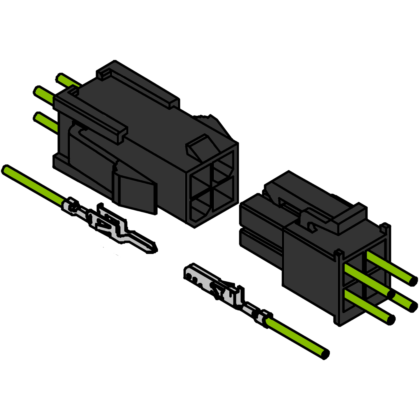 5557 / 5559 Wire-to-Wire Connectors