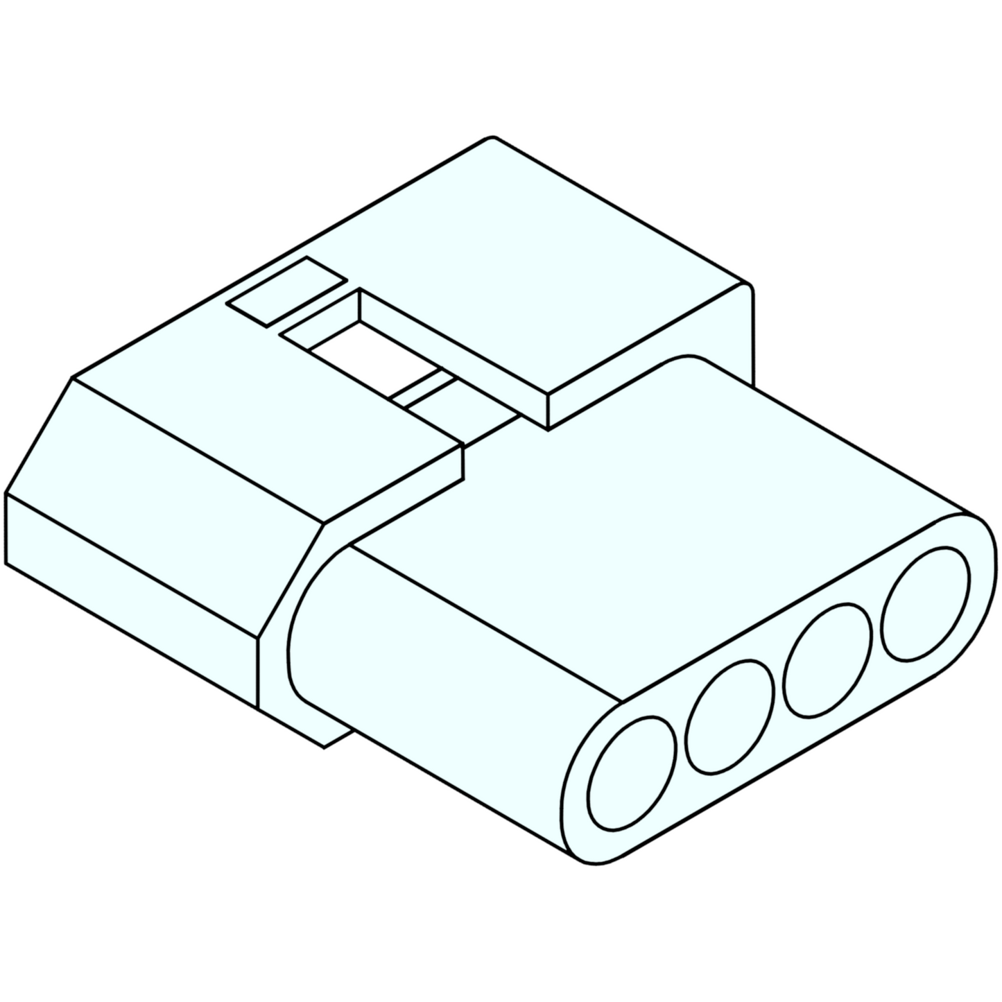 5600 Wire Socket Housing 4-pin