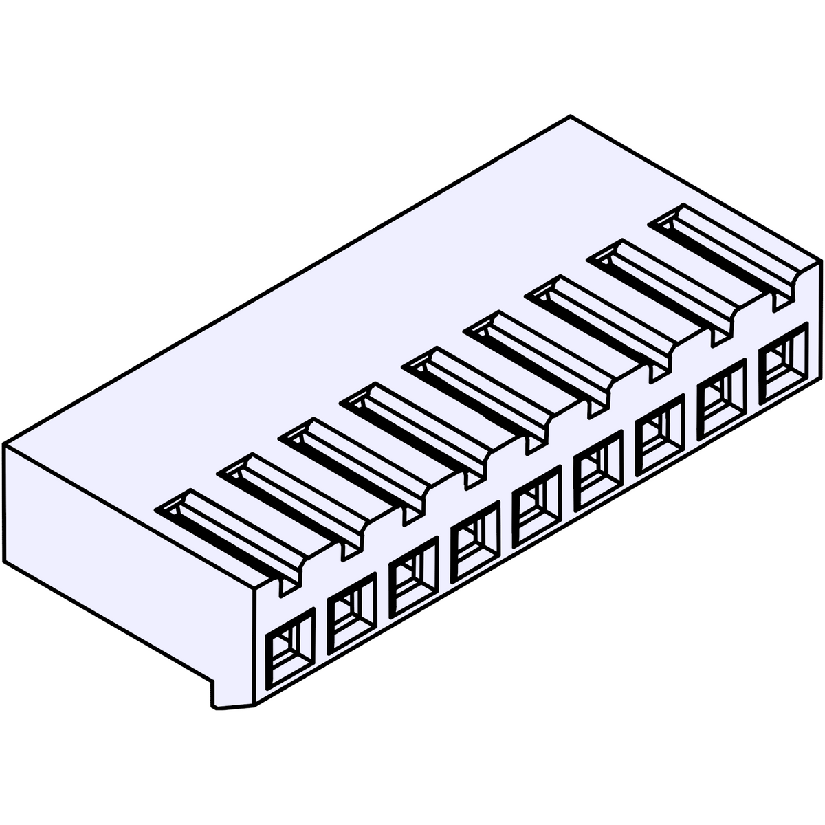 CH Plug Housing 9-pin – Komodo Electronics