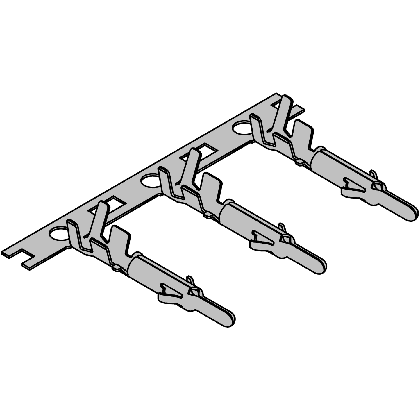 EL Wire Socket Crimp Terminal