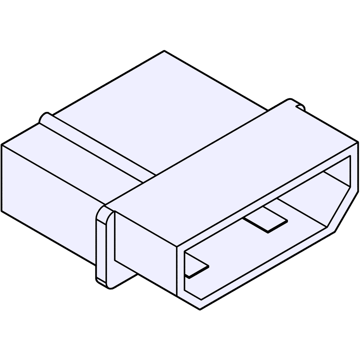 PCP Wire Socket Housing 4-pin Translucent – Komodo Electronics