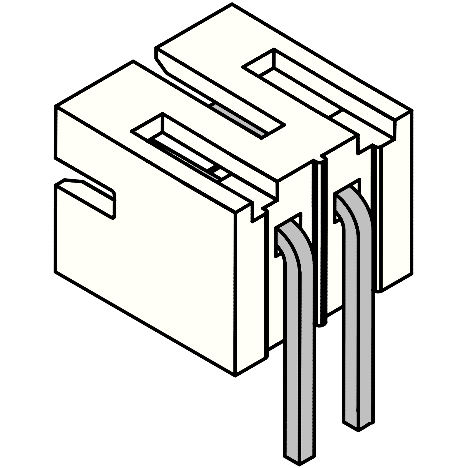 PH Angled PCB Socket 2-pin – Komodo Electronics