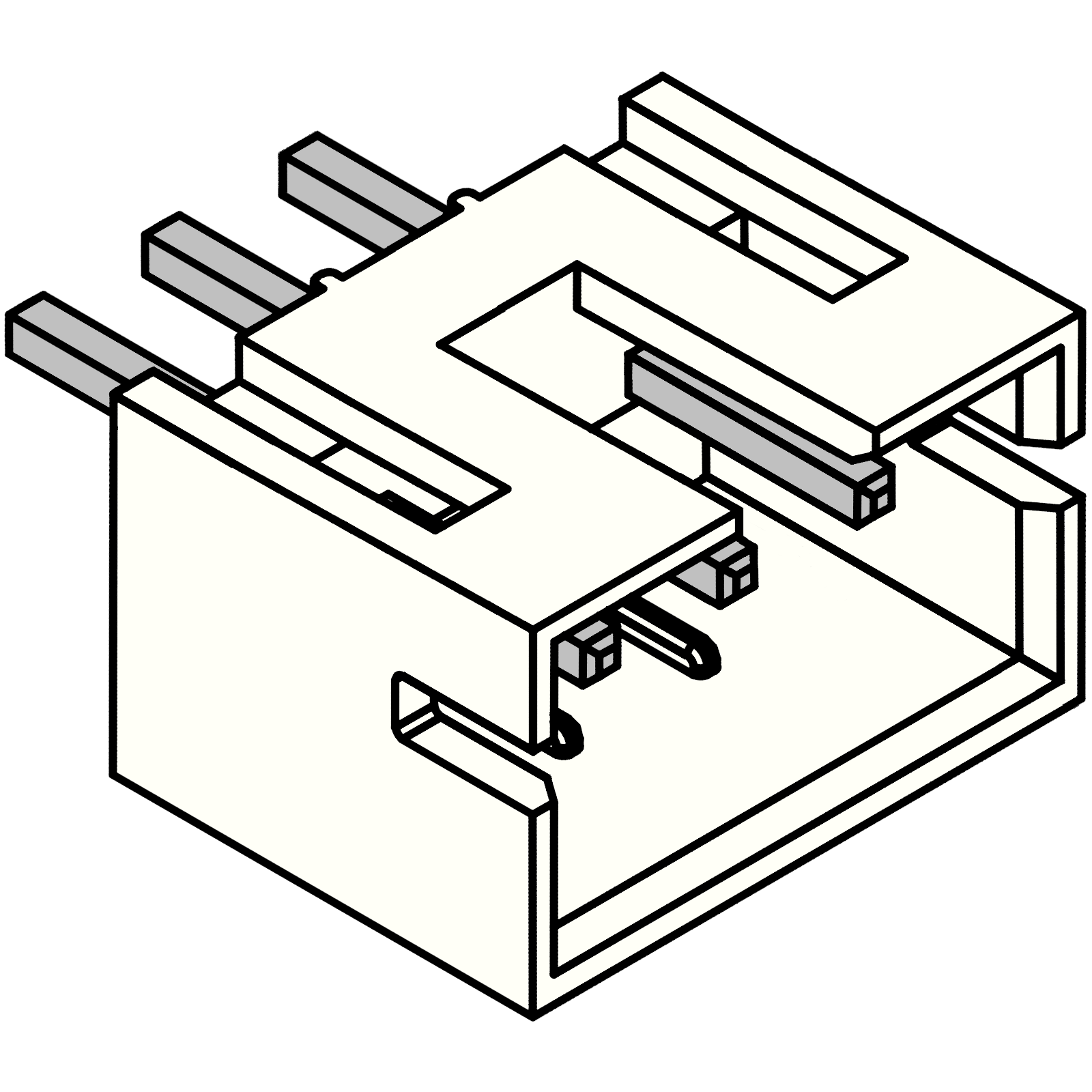 PH Straight PCB Socket 3-pin – Komodo Electronics