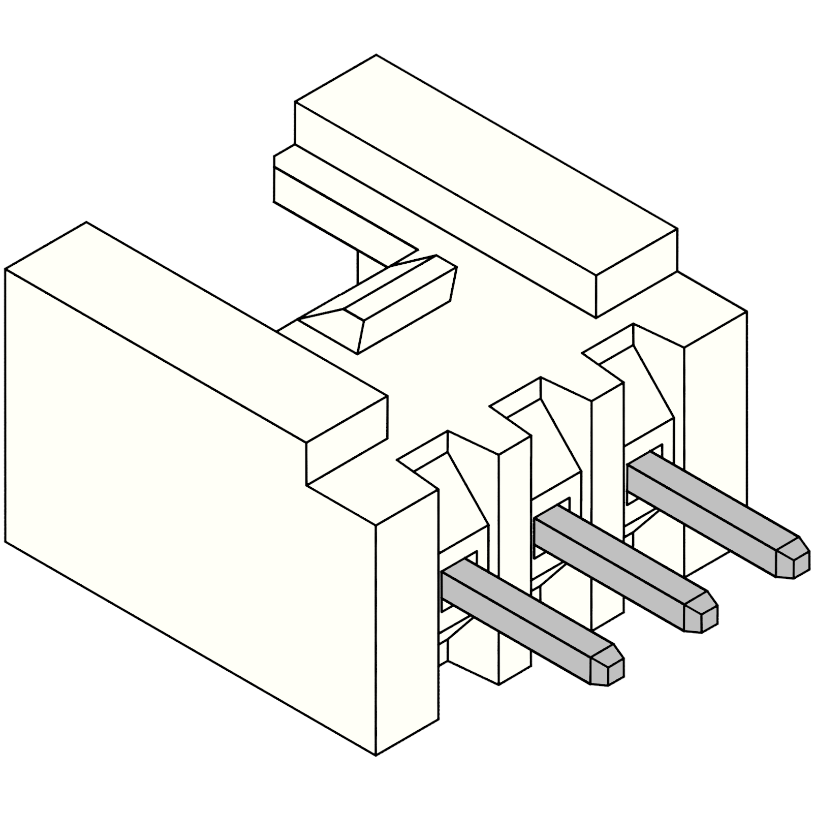 PHB Straight PCB Socket 3-pin – Komodo Electronics