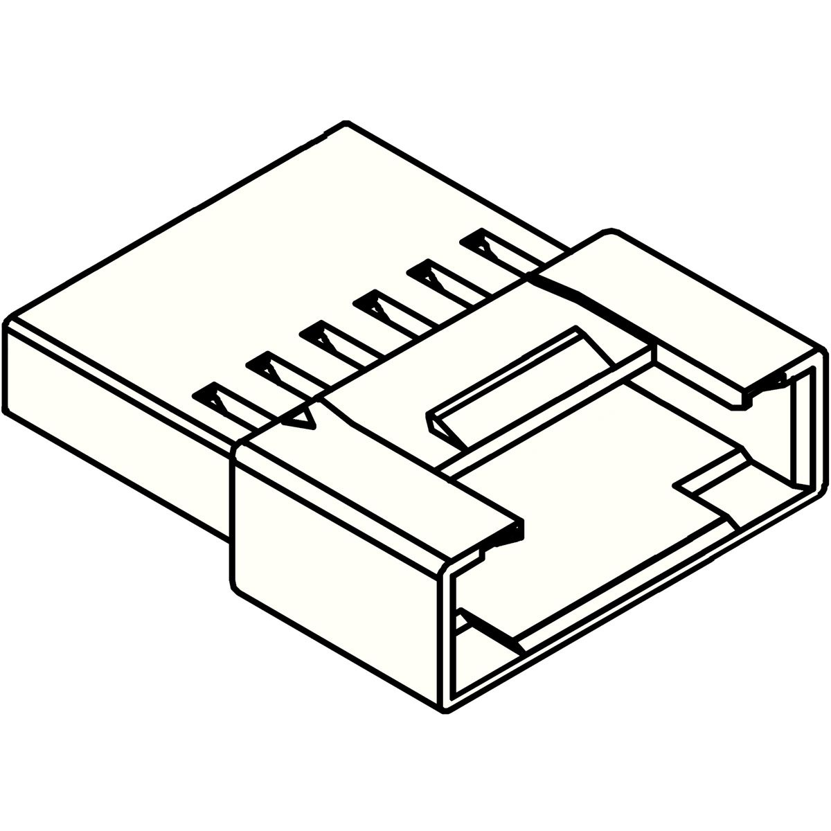 SMP250 Wire Socket Housing 6-pin – Komodo Electronics