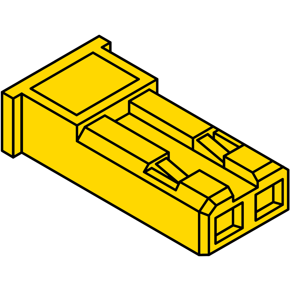 SY Plug Housing 2-pin Yellow – Komodo Electronics