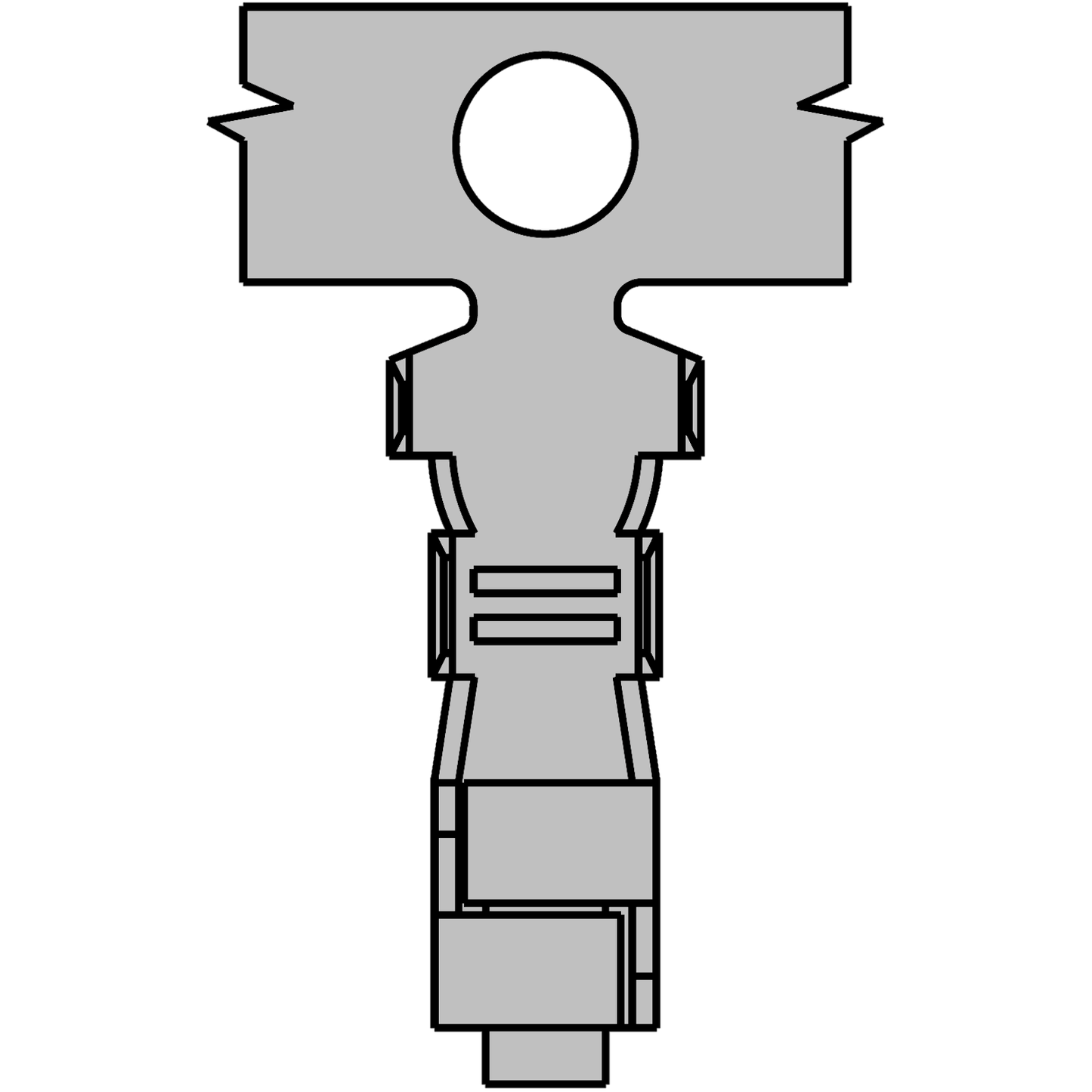 TJC9 Plug Crimp Terminal